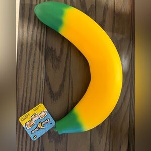 VIRAL New Laffy Snacks Squishy Stretchy Jumbo Banana Stress Reliever Toy 18" NWT